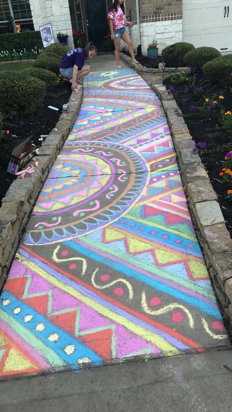 easy chalk art