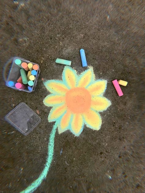 Encouraging Creative Play with Sidewalk Chalk Games and Ideas for